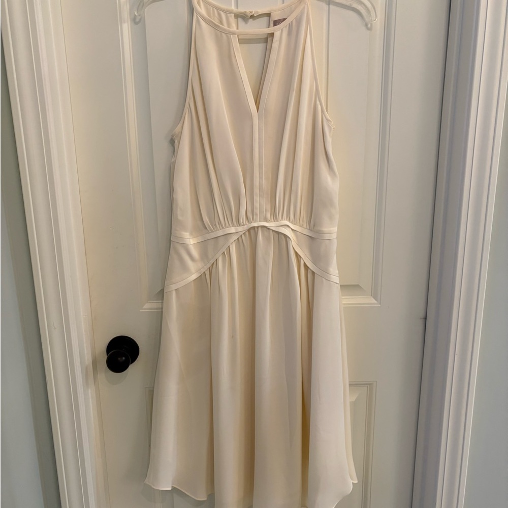 Banana Republic Cream High Low Dress